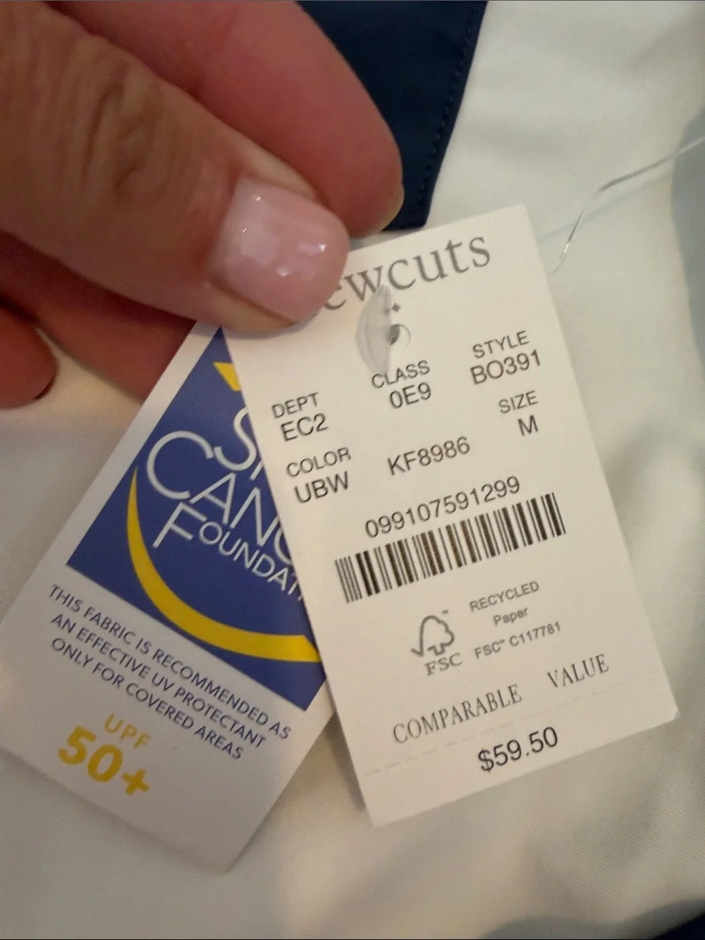 NWT J. Crew Crewcuts Rash Guard, M (8-9)